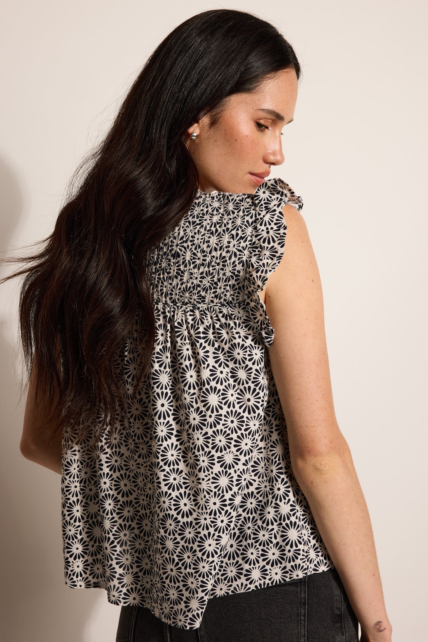 Sophie Pleat Detail Top