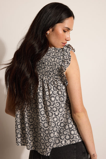 Sophie Pleat Detail Top