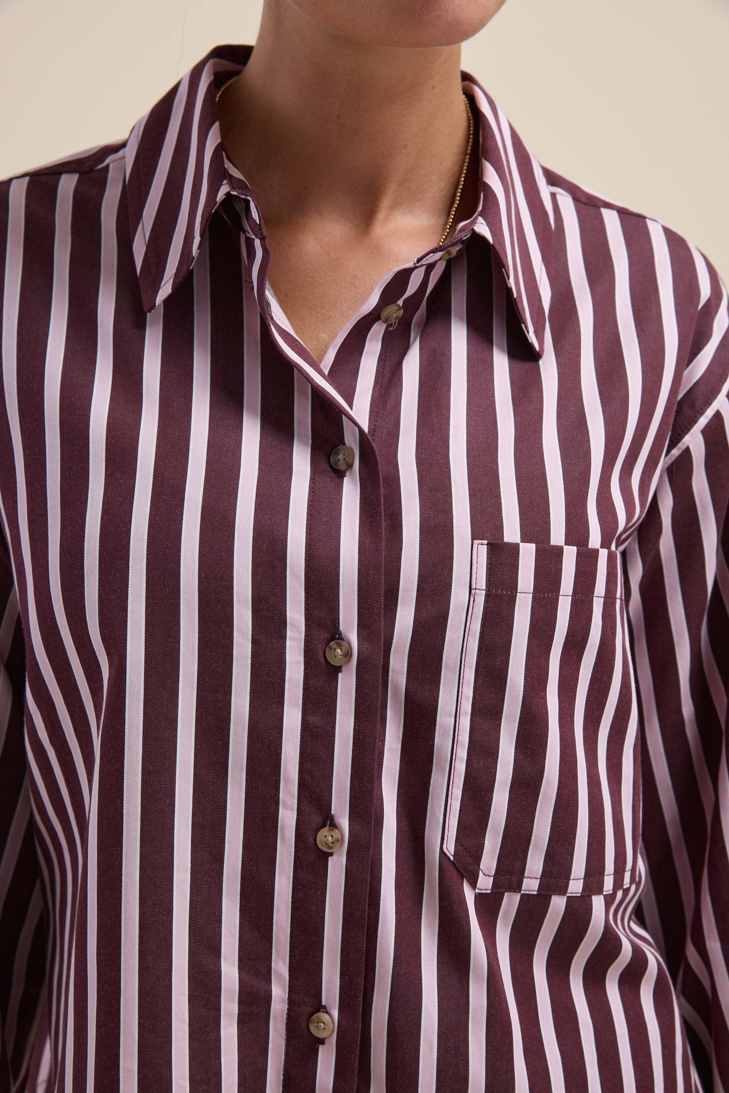 Leah Stripe Detail Shirt
