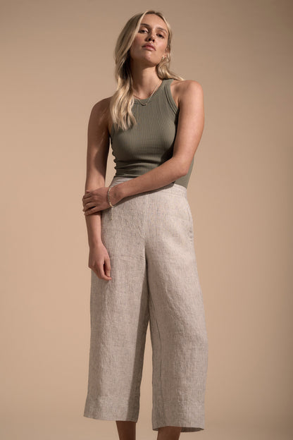 High Tide Linen Crop