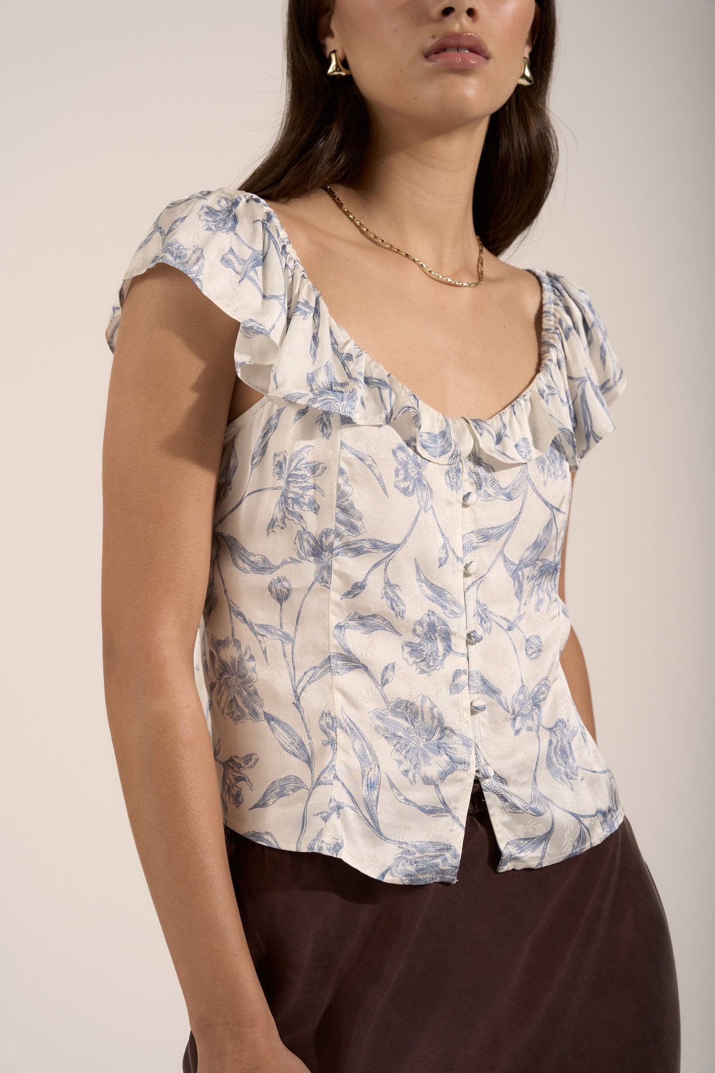 Ingrid Frill Detail Blouse