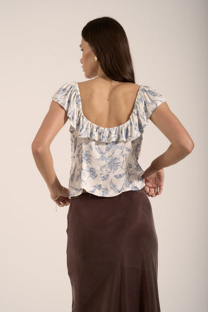 Ingrid Frill Detail Blouse