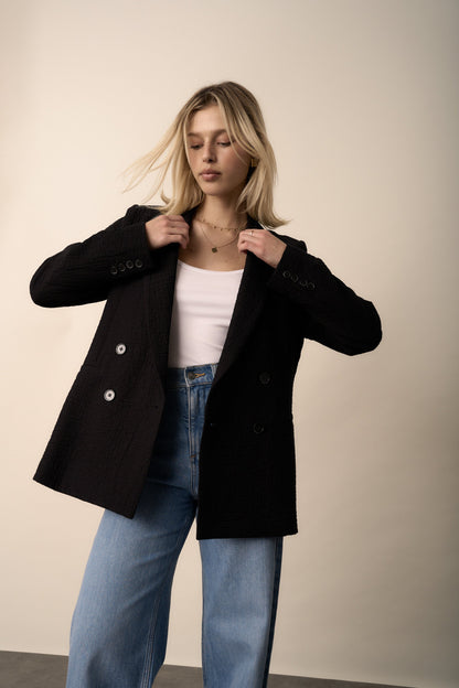 The Textured Boyfriend Blazer