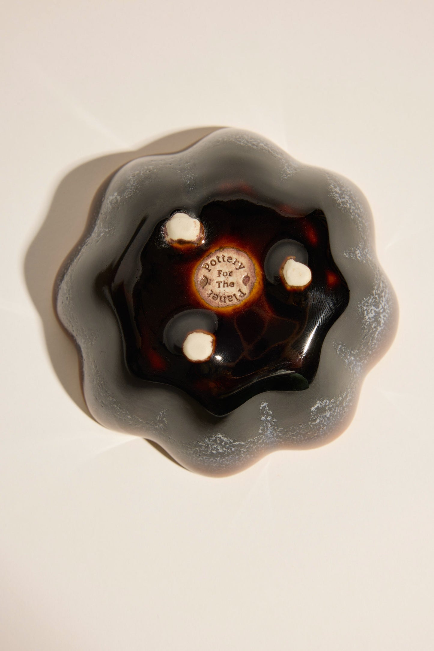 Pottery For the Planet Ruffle Condiment Bowl