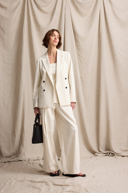 Jade Linen Blend Pants