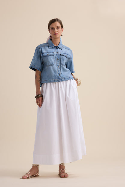 The Everyday Poplin Skirt
