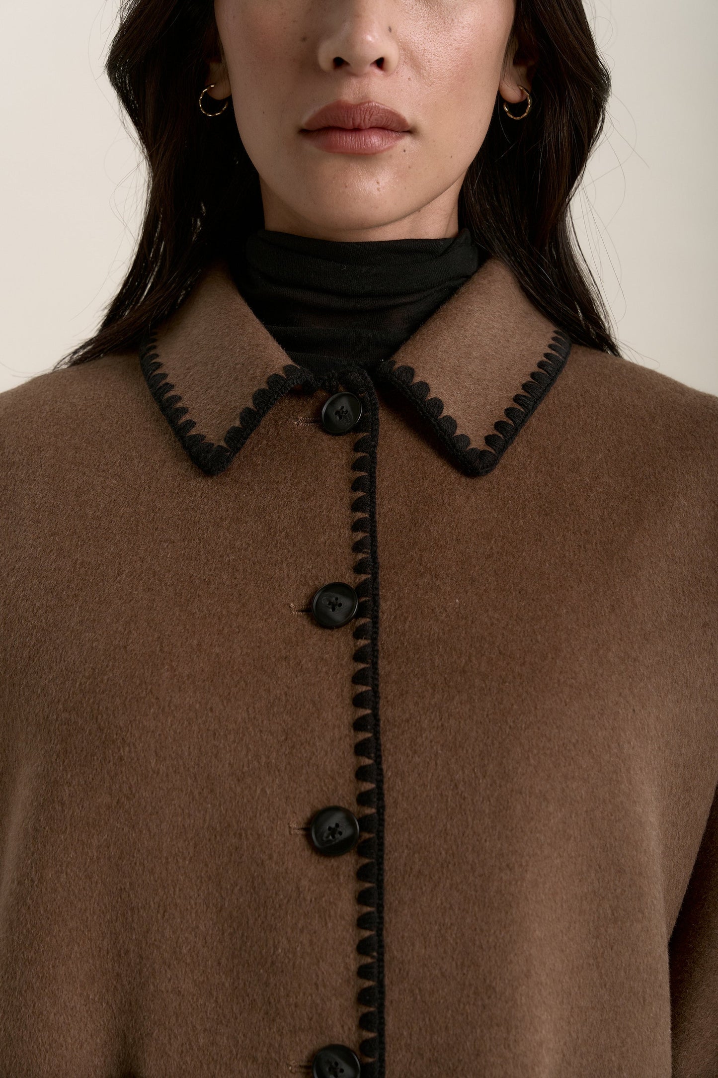 The Contrast Stitch Coat