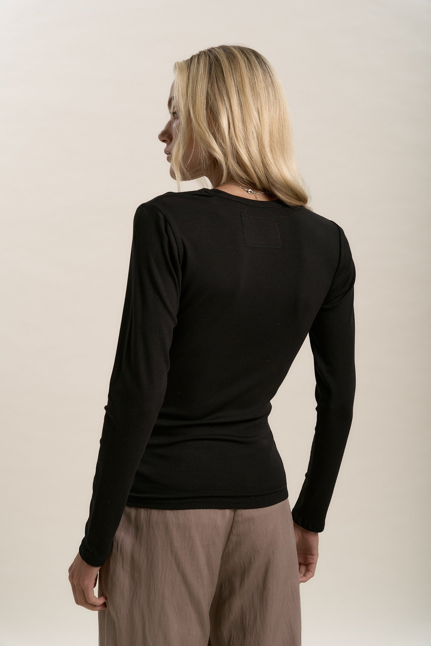 Elementary Basics Long Sleeve Rib Tee