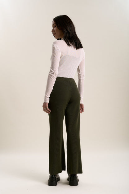 Elementary Merino Blend Wide Leg Jogger