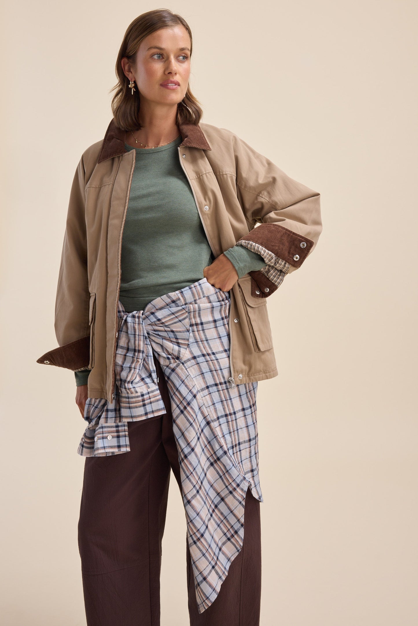 Elementary Basics Long Sleeve Rib Tee