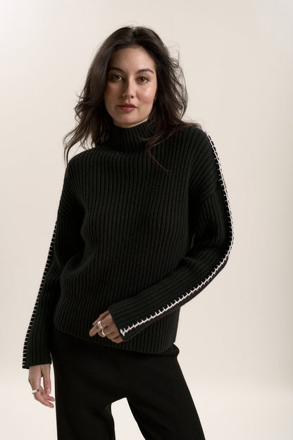 Monica Funnel Neck Sweater