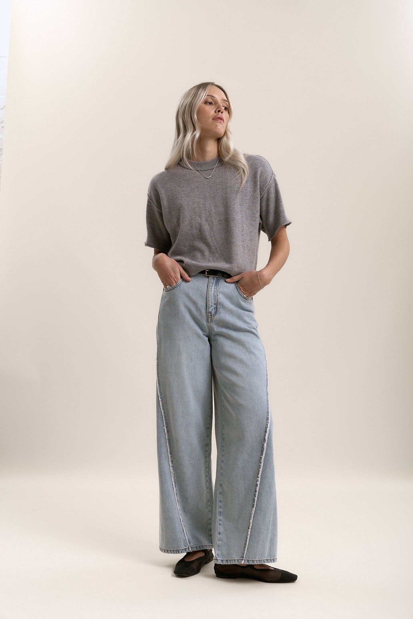Jacksonville Frayed Detail Jeans