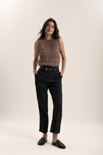 Luna Contrast Stitch Pants