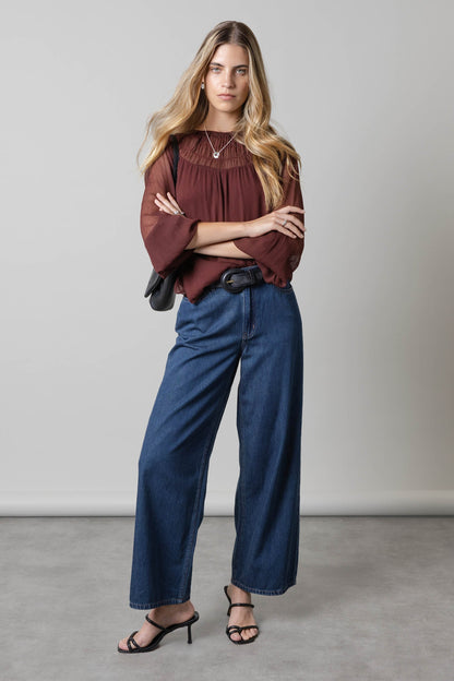 Gemma Gather Detail Top