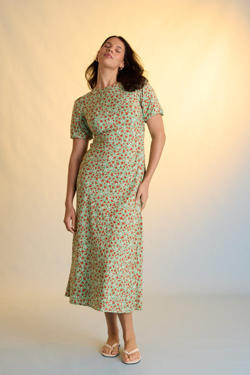 Poppy Short Sleeved Dress
