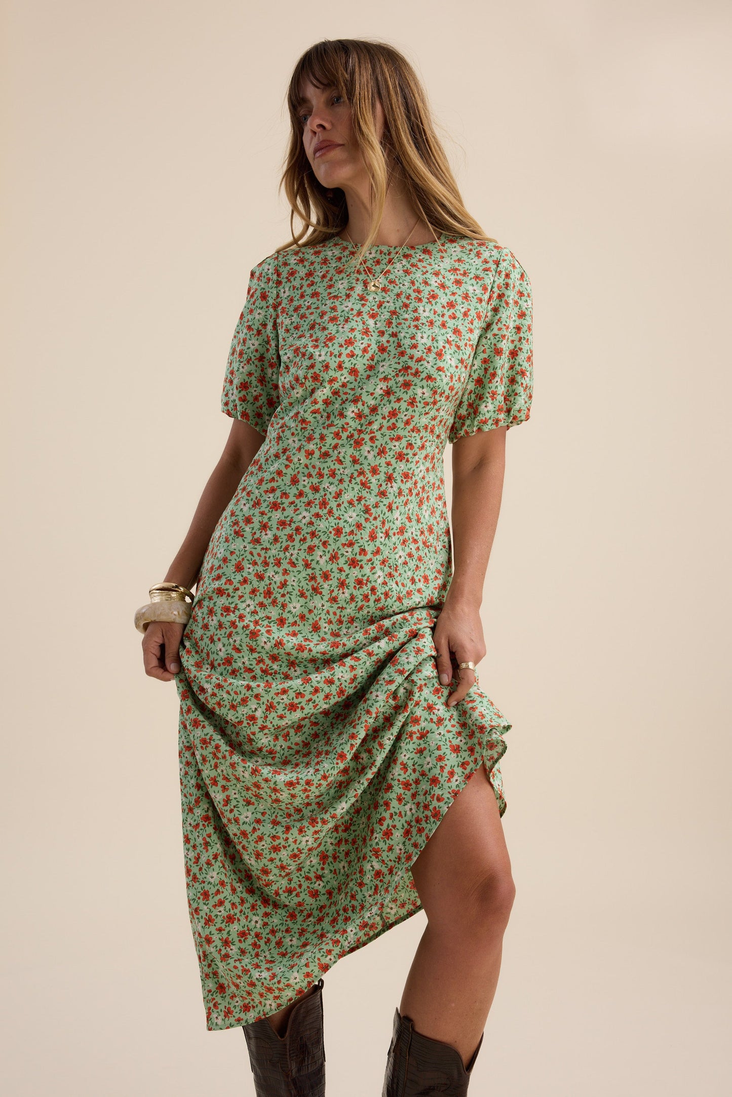 Poppy Short Sleeved Dress