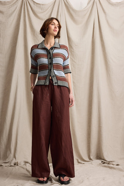 Elementary Wide Leg Linen Pants
