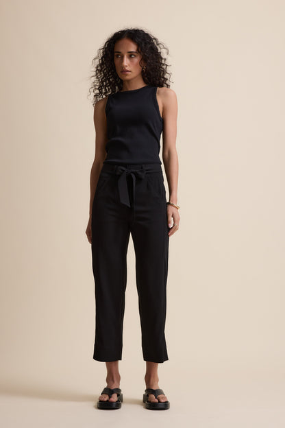 The Easy Care Belted Pants