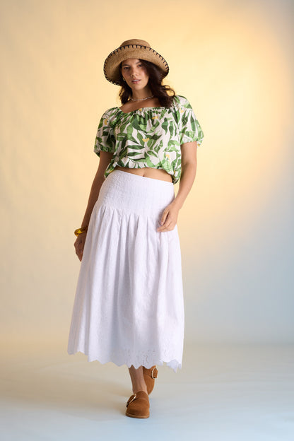 Elementary Convertible Sleeve Blouse