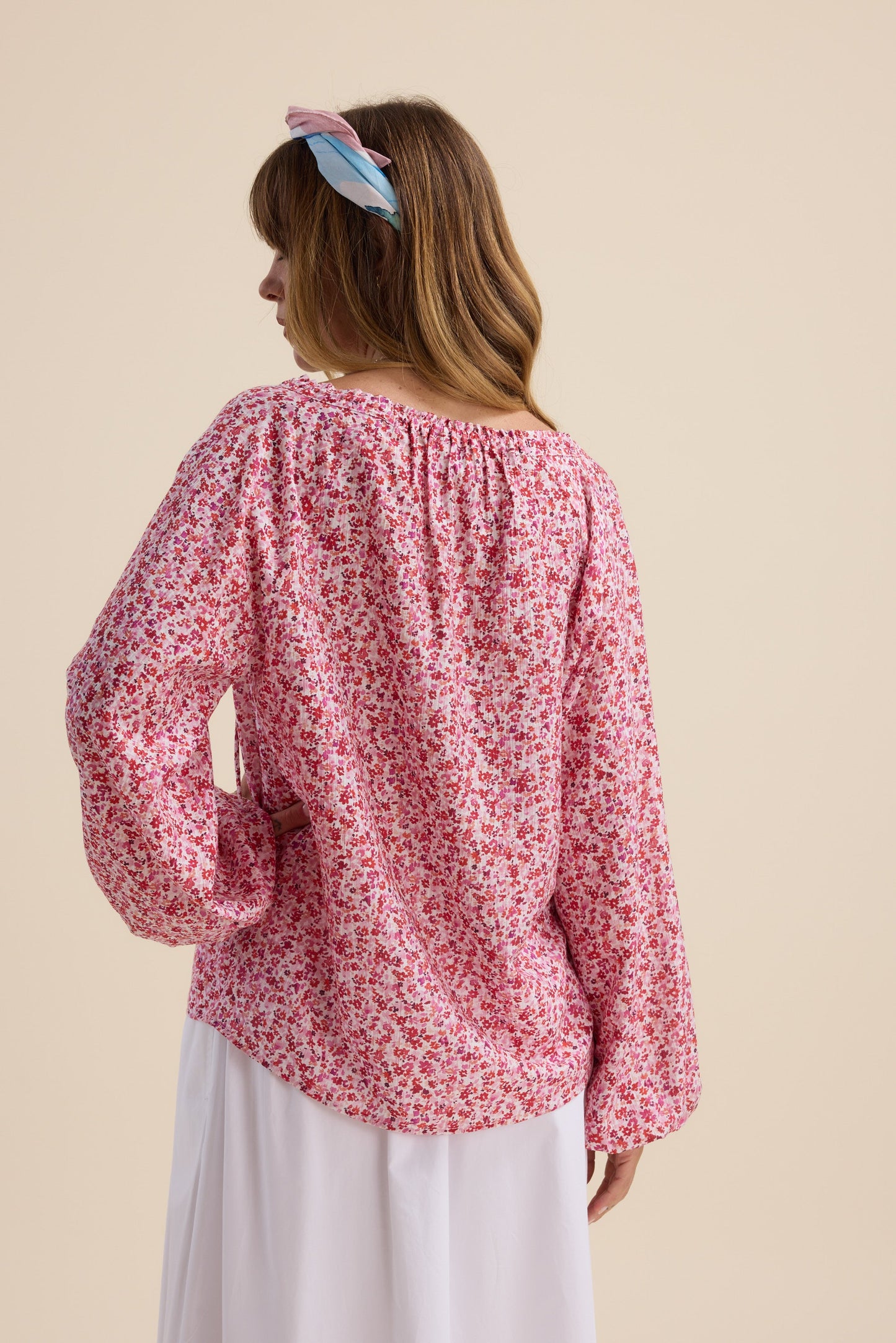 Alana Tie Neck Blouse