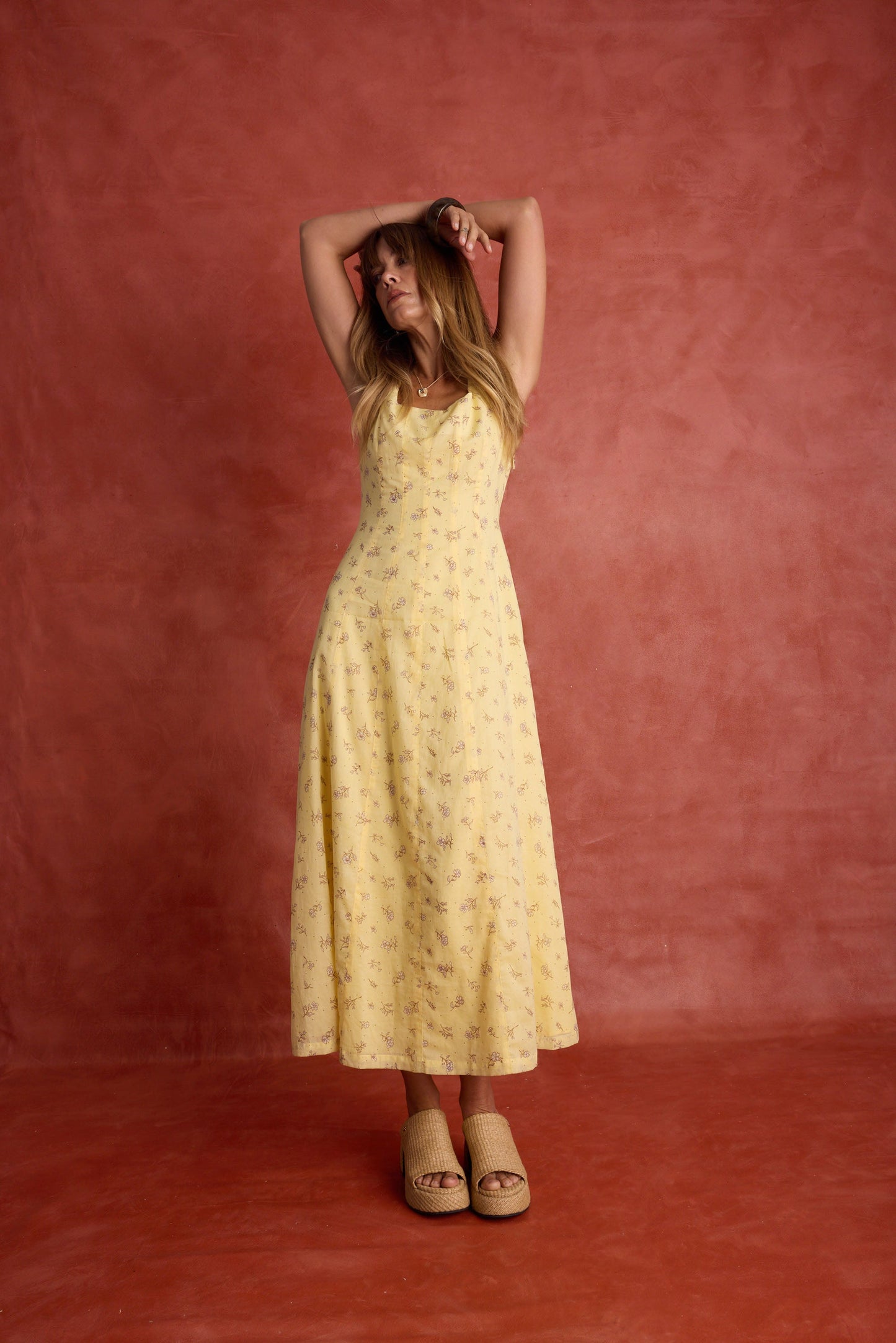 Cece Panelled Midi Dress