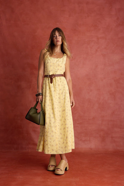 Cece Panelled Midi Dress