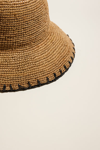 Eva Contrast Trim Bucket Hat