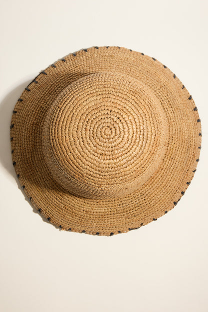 Eva Contrast Trim Bucket Hat