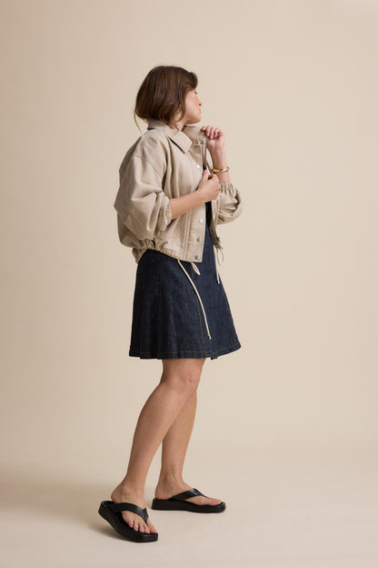 The Linen Studio Cap Sleeve Dress
