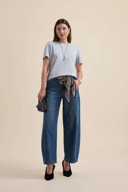 The Good Earth Cotton Crew Tee