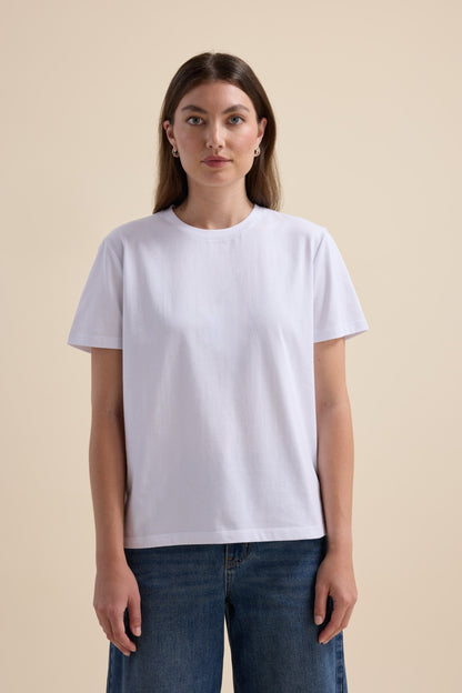 The Good Earth Cotton Crew Tee