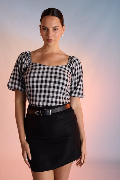 Anna Puff Sleeve Top
