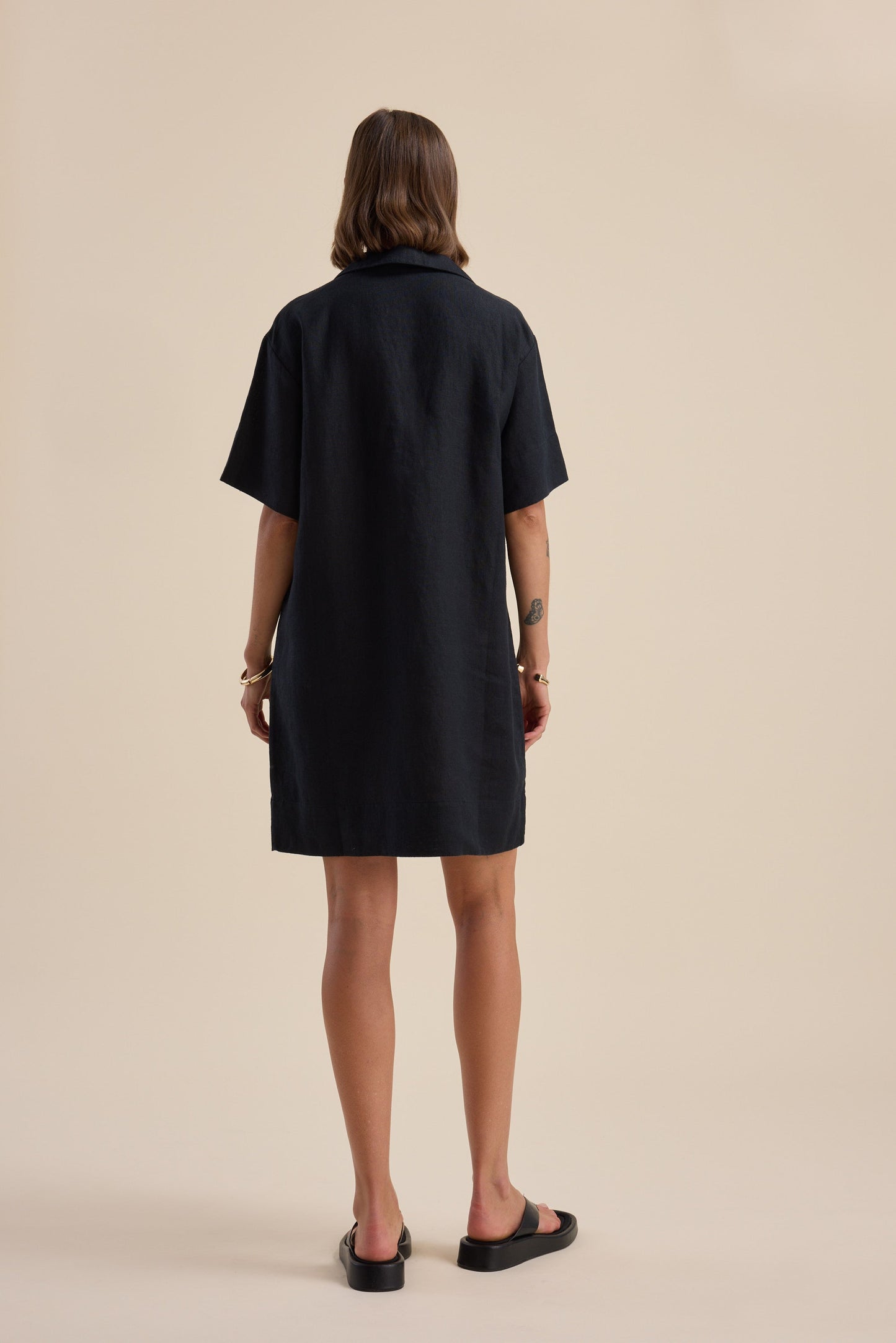 Jade Collar Detail Dress