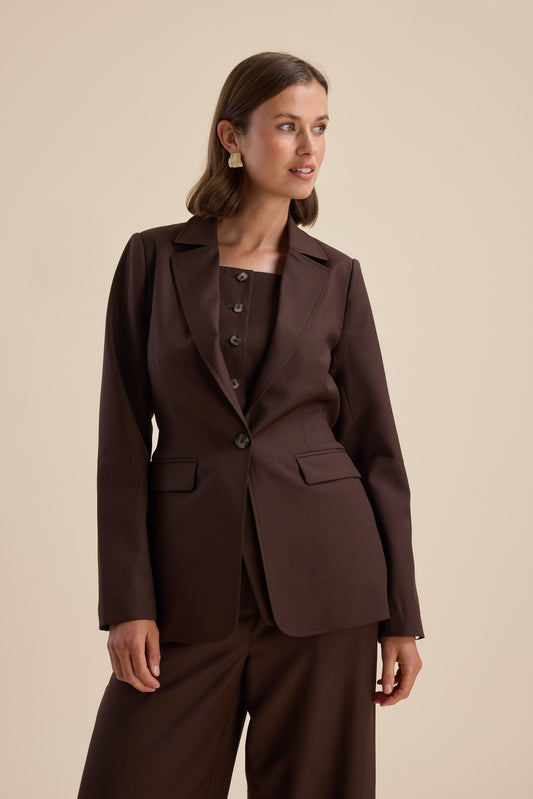 The Tailored Wool Blend Blazer