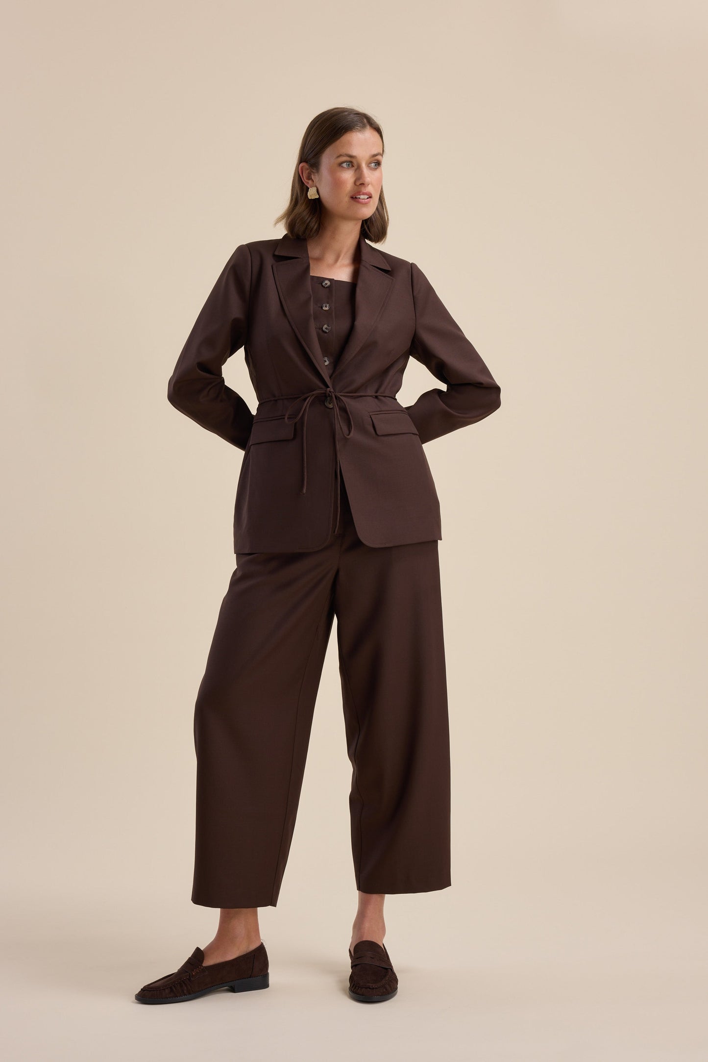 The Tailored Wool Blend Blazer