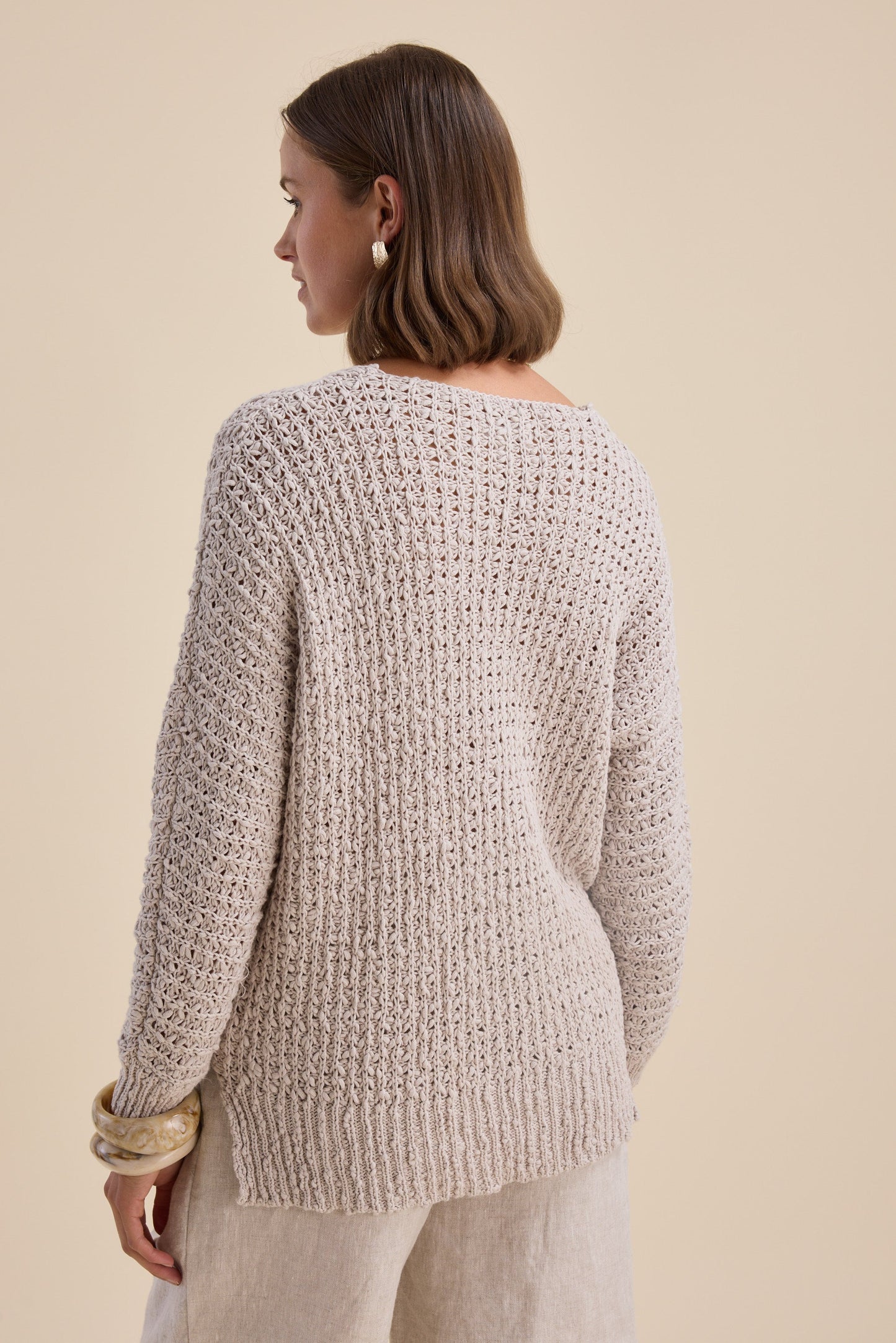Zuri Knitted V Neck Sweater