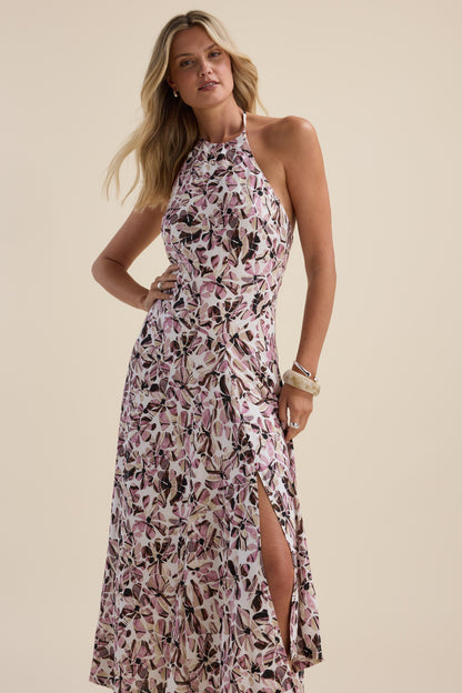 Jasmine Halter Neck Dress
