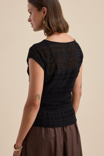 Willow Textured Mesh Tee