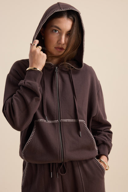 Elementary Blanket Stitch Hoody