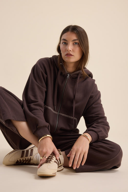 Elementary Blanket Stitch Hoody