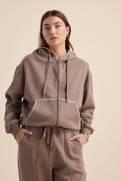 Elementary Blanket Stitch Hoody