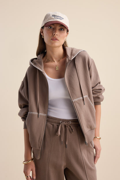 Elementary Blanket Stitch Hoody