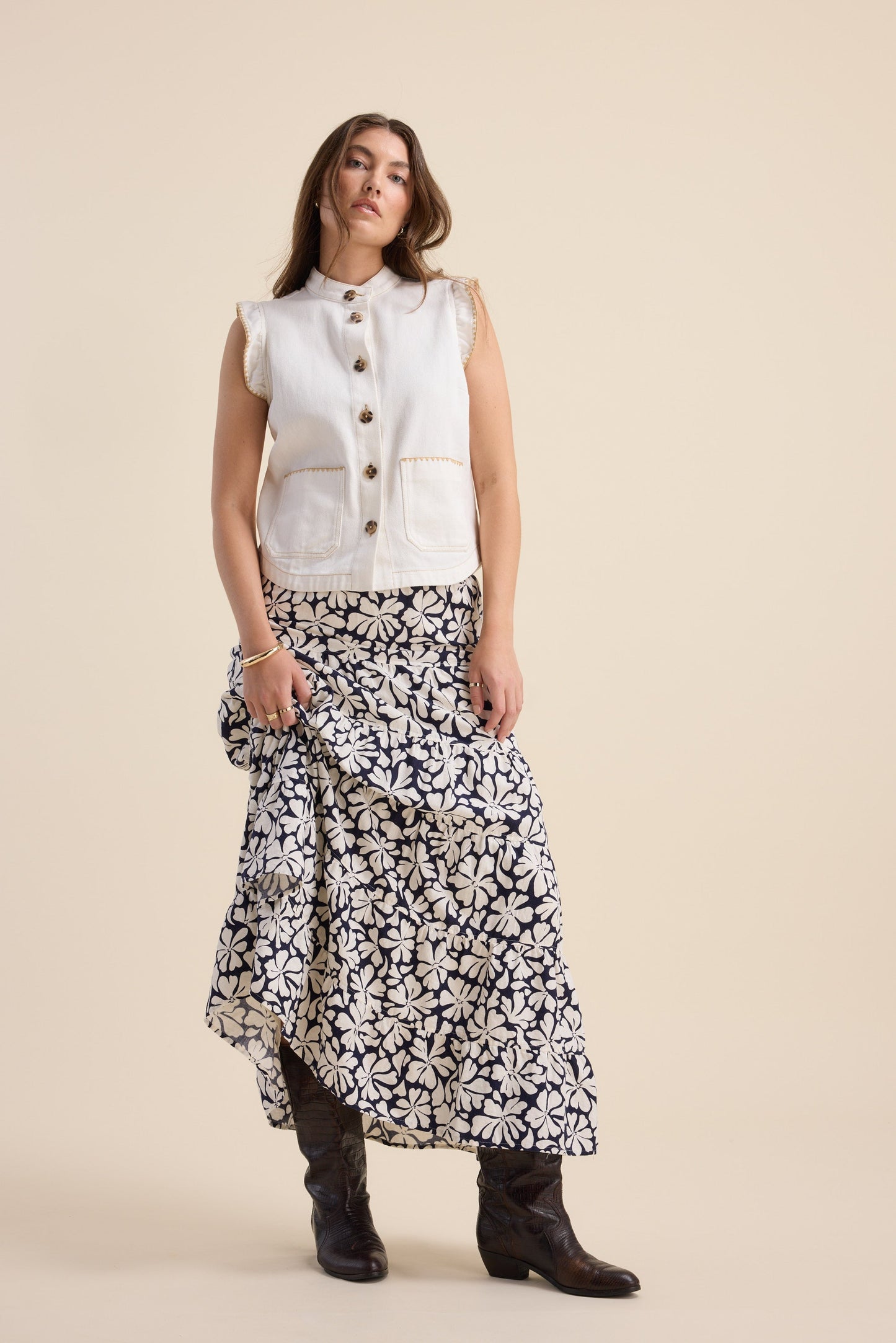 Elementary Tiered Skirt