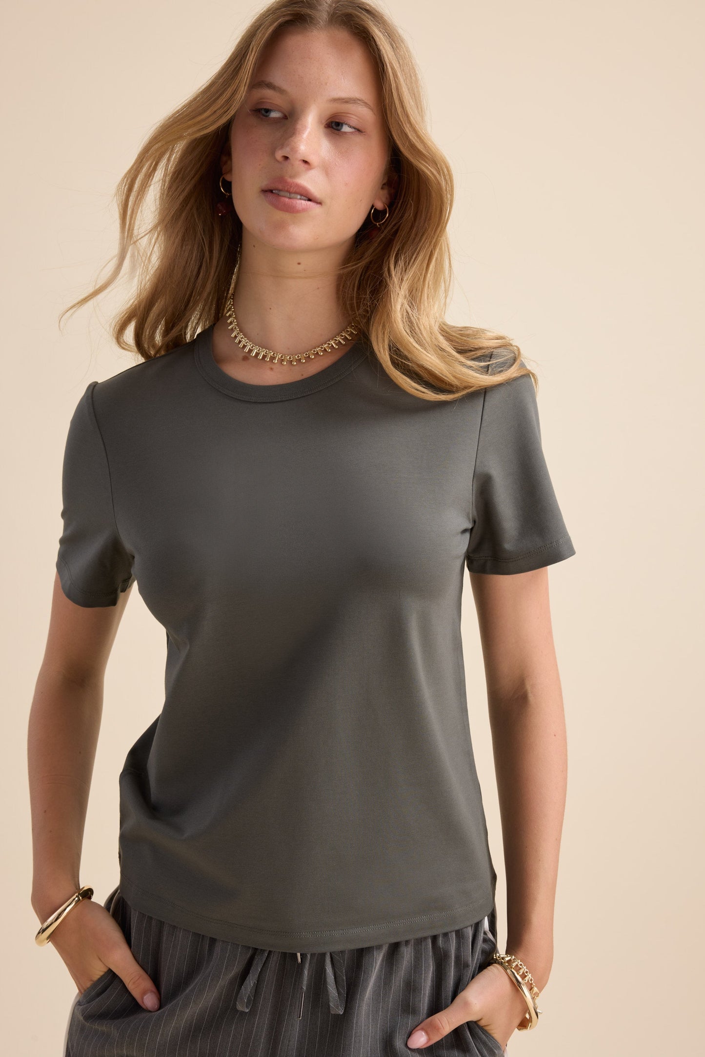 The Perfect Short Sleeve Crew Neck Tee