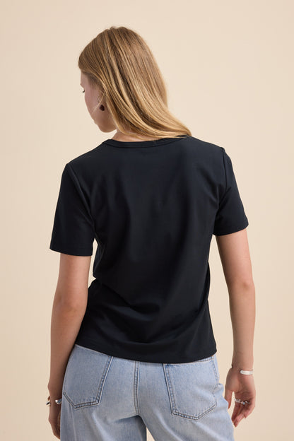 The Perfect Short Sleeve V Neck Tee