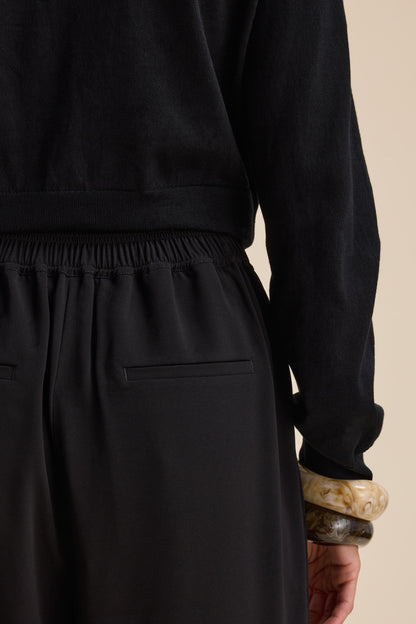 The Easy Care Wide Leg Crop Pants