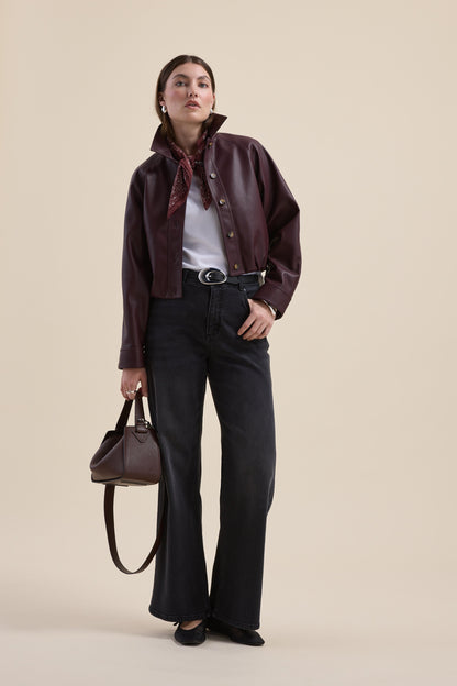 The Mid Rise Wide Leg Jeans