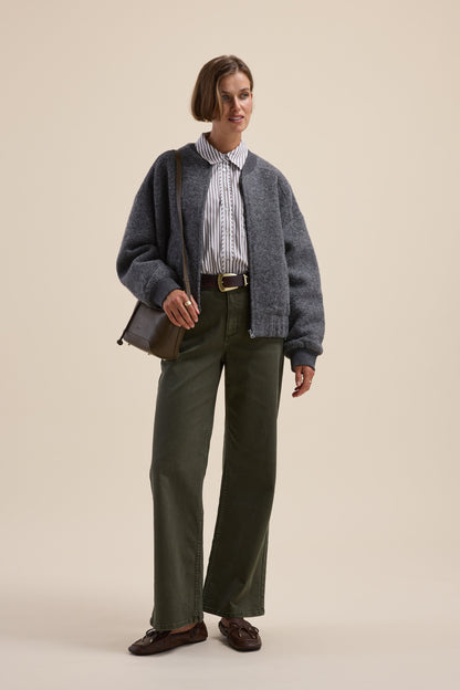 The Mid Rise Wide Leg Jeans