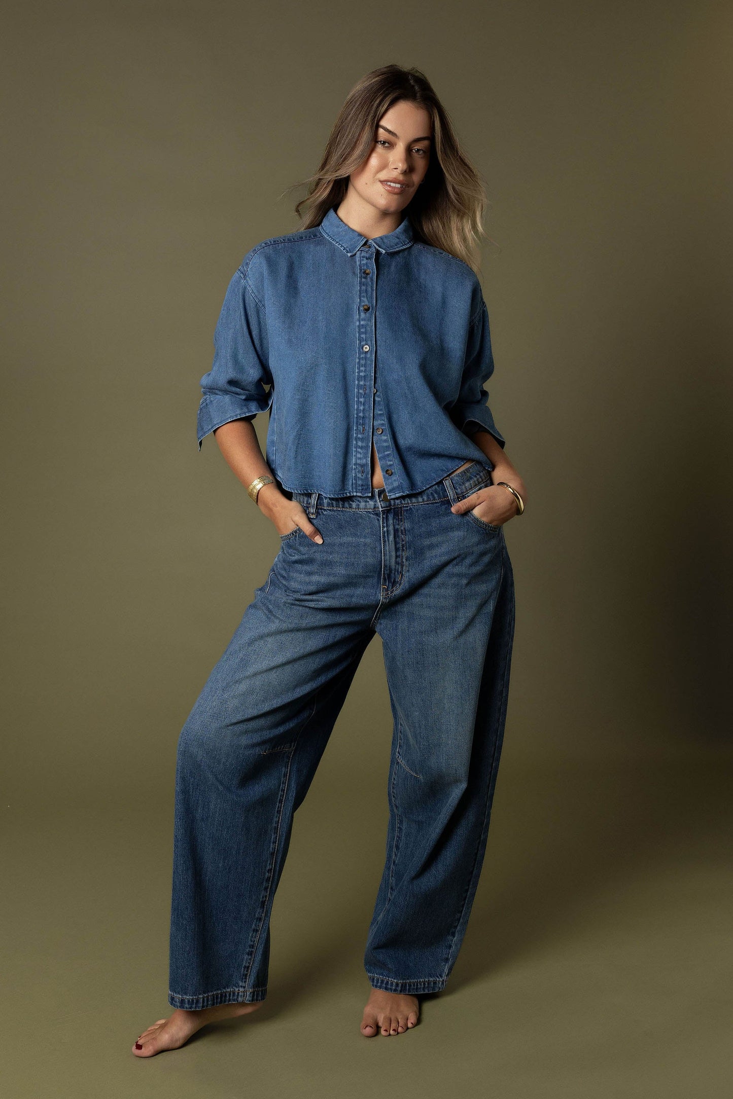 The Barrel Leg Jeans
