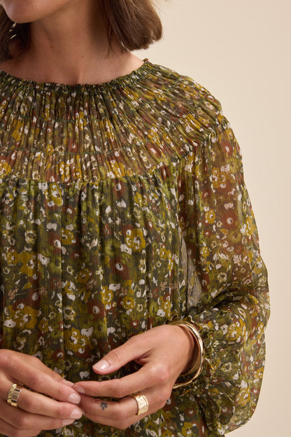 Gemma Gather Detail Top